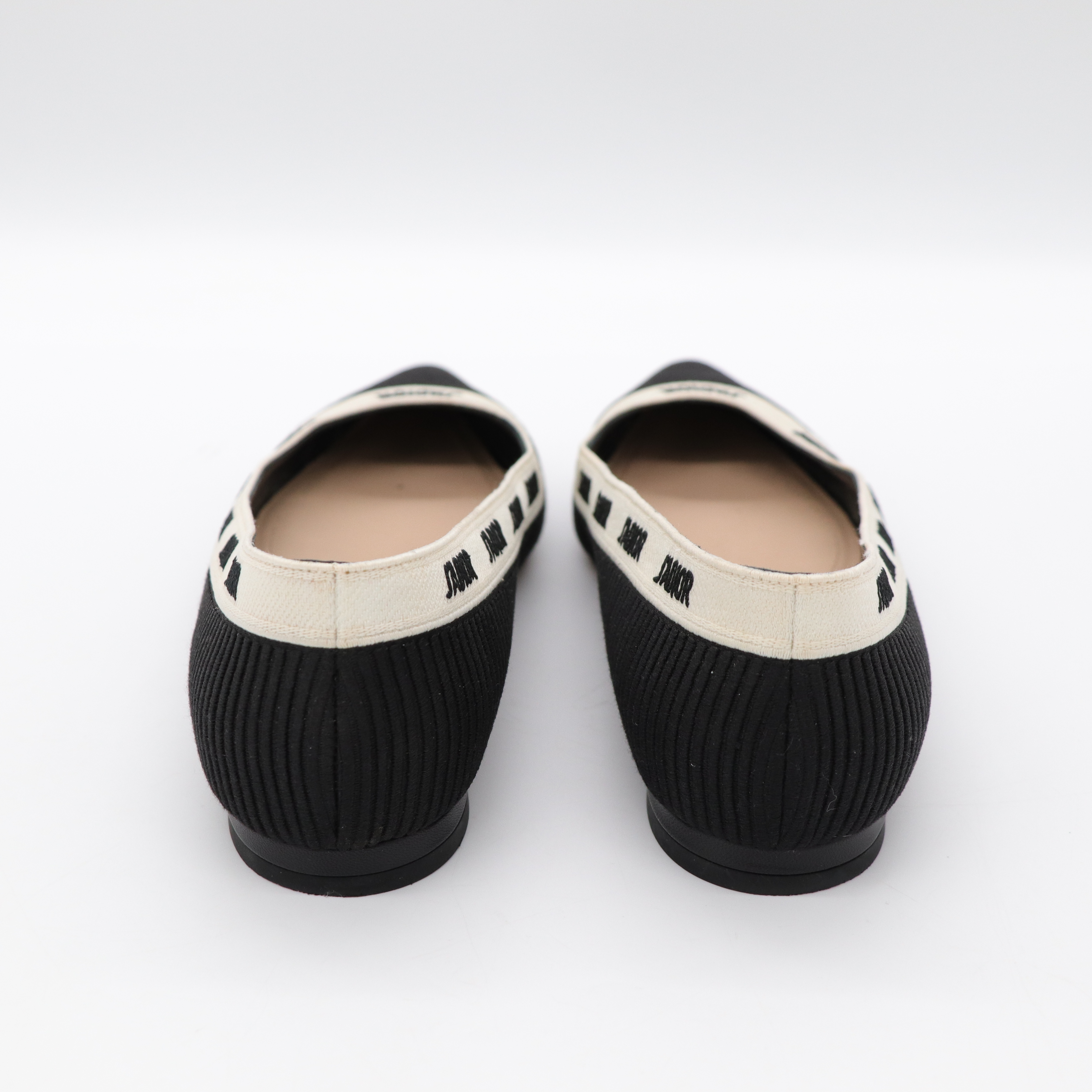 Dior 迪奧 黑色 經典 Logo 平底鞋-6