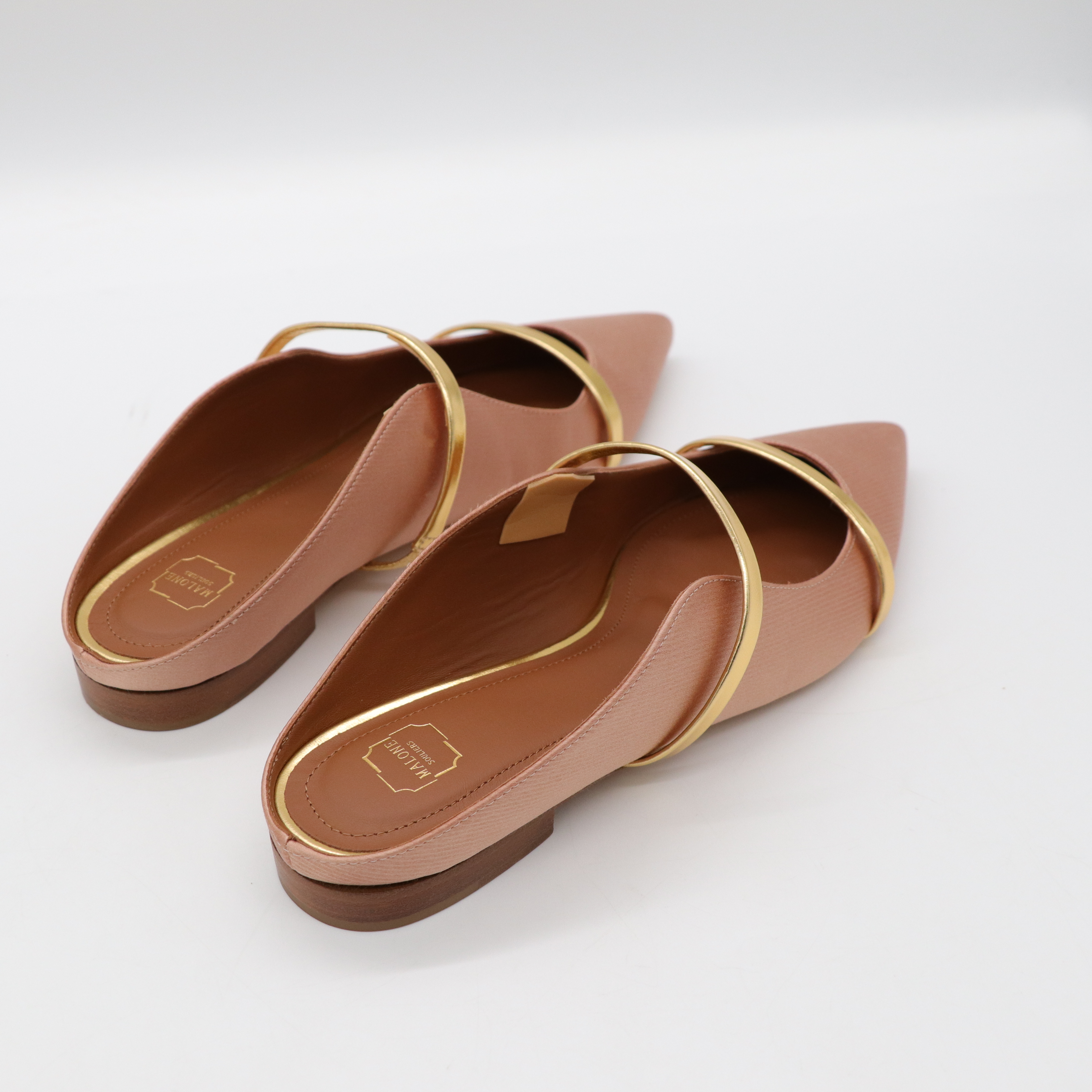 malone souliers  粉色 穆勒鞋-3