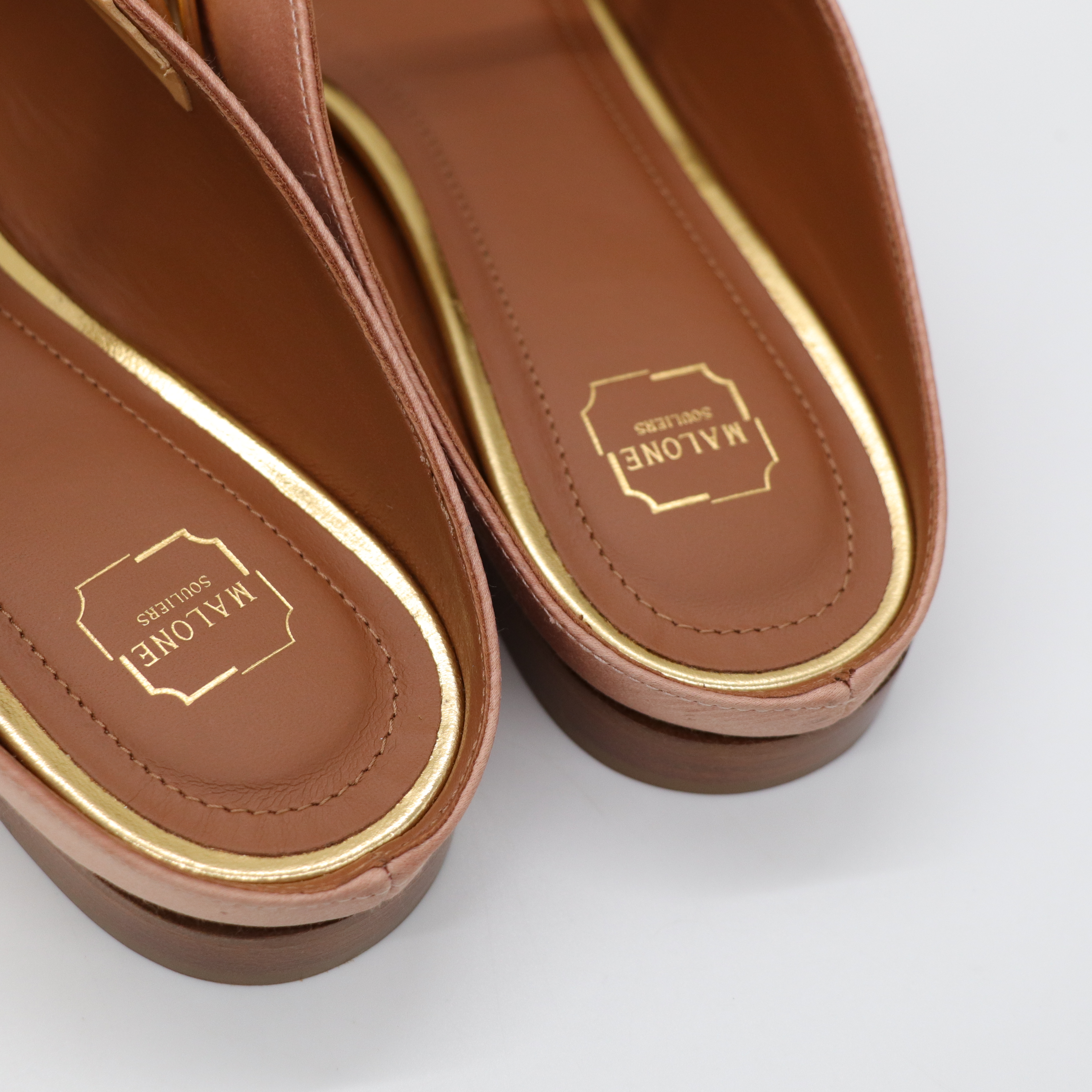 malone souliers  粉色 穆勒鞋-8