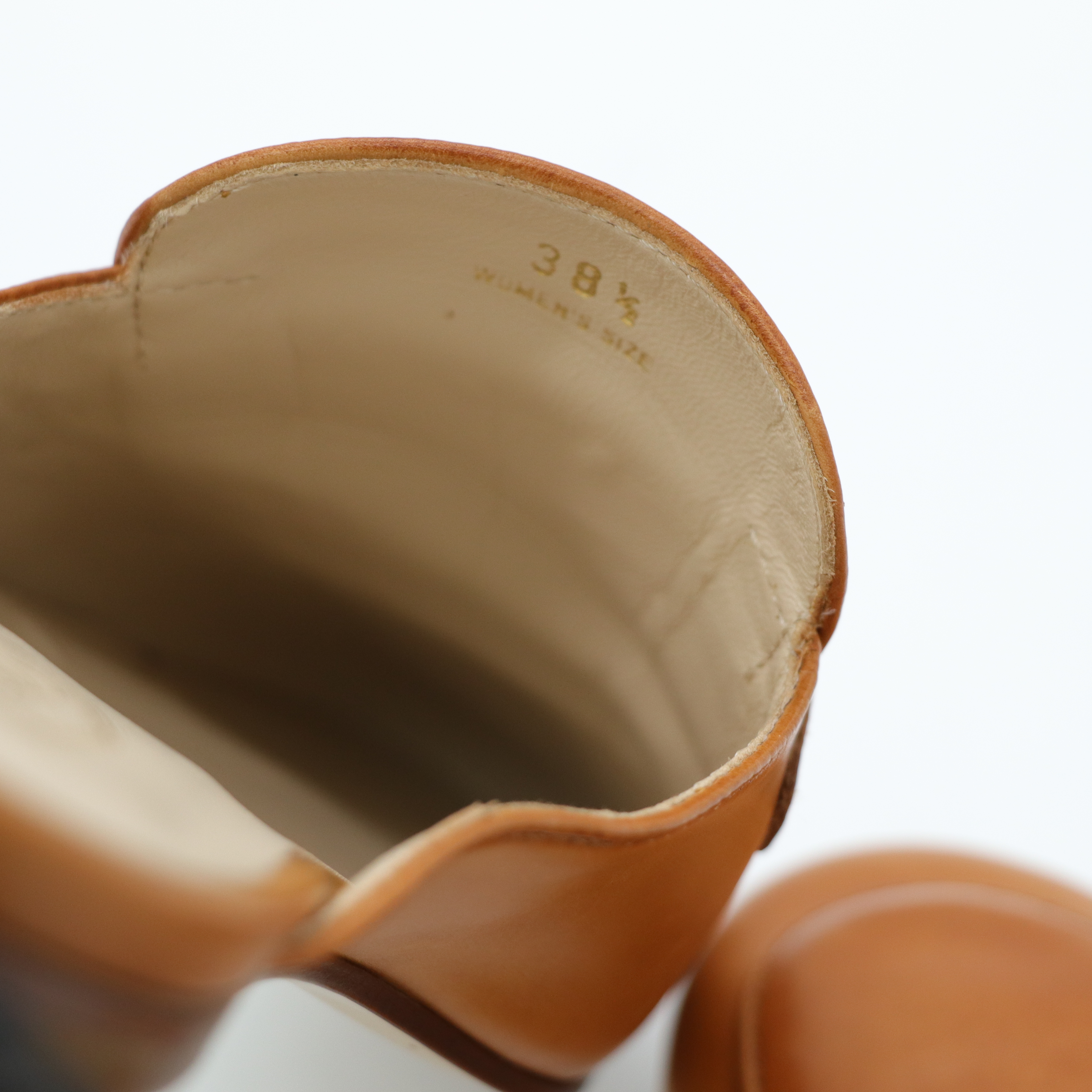 Tod's 焦糖色 牛皮 復古金釦 穆勒鞋-10
