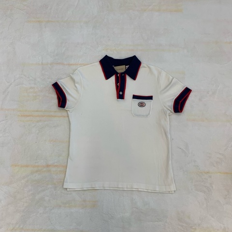 GUCCI女款白色Polo衫，s碼，9成新