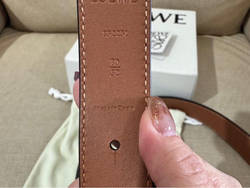 Loewe雙面皮帶80CM-2