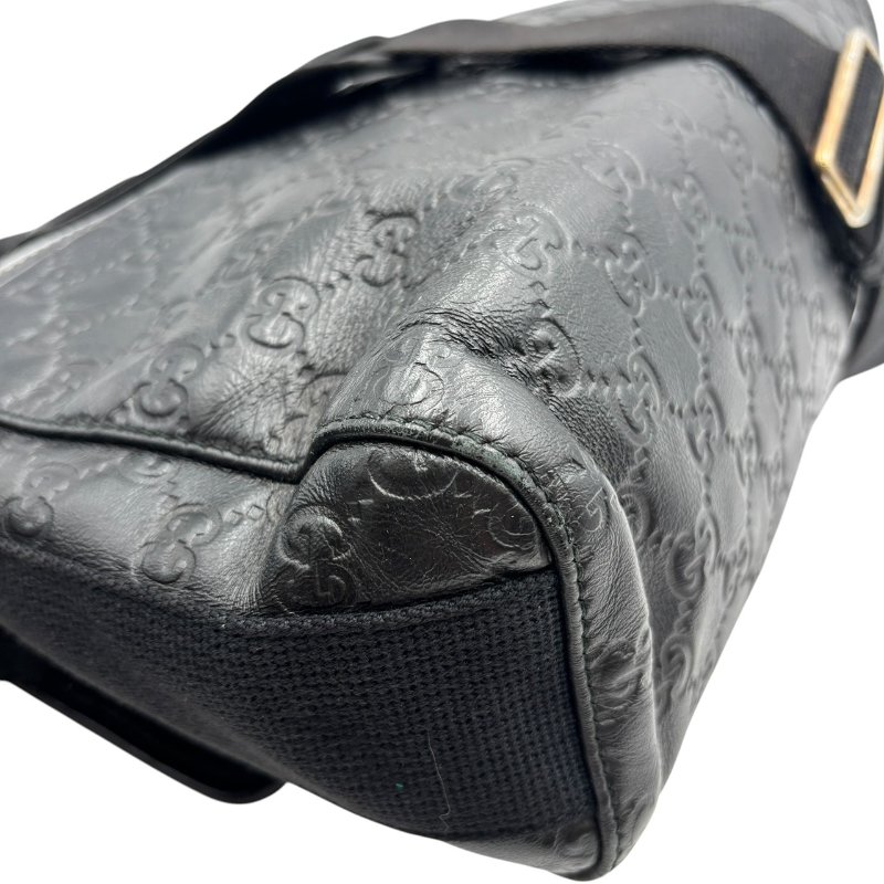 【美收精品】Gucci 黑色斜背包 C-476【隔月月中將轉賣至日本 上架期限30天】-5