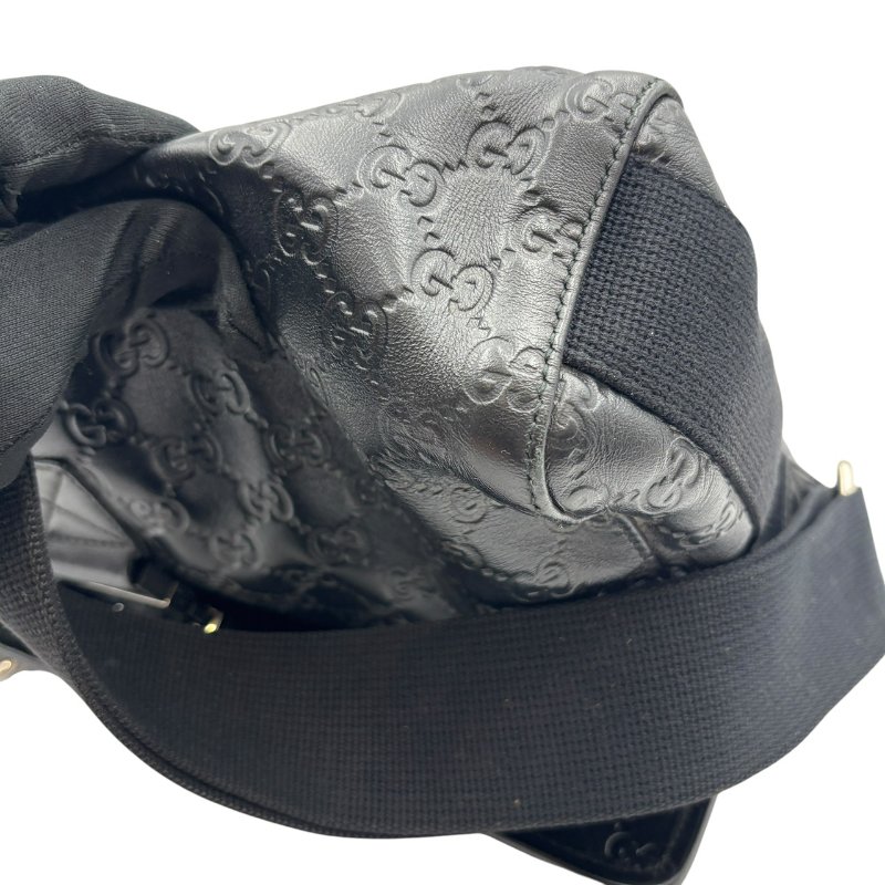 【美收精品】Gucci 黑色斜背包 C-476【隔月月中將轉賣至日本 上架期限30天】-8