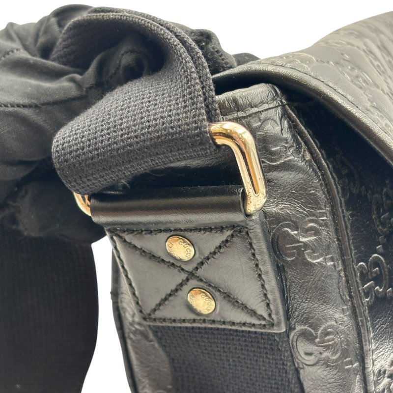 【美收精品】Gucci 黑色斜背包 C-476【隔月月中將轉賣至日本 上架期限30天】-10