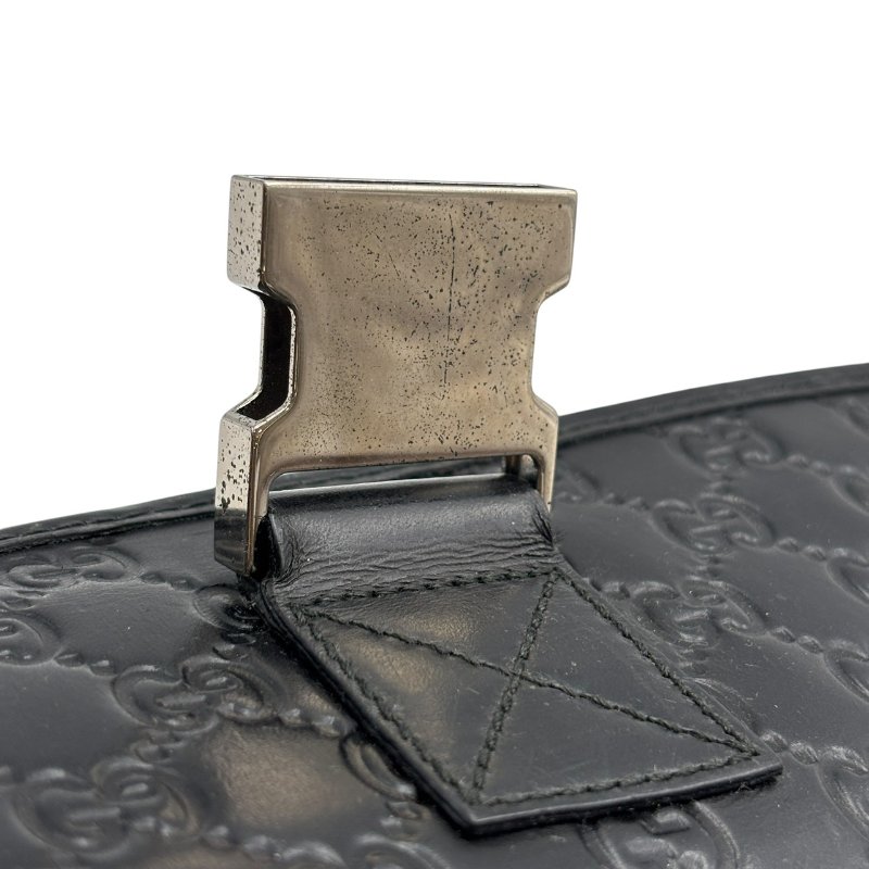 【美收精品】Gucci 黑色斜背包 C-476【隔月月中將轉賣至日本 上架期限30天】-14
