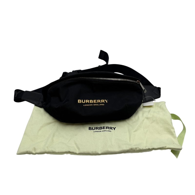 【美收精品】BURBERRY 黑腰包 C-465【隔月月中將轉賣至日本 上架期限30天】-14