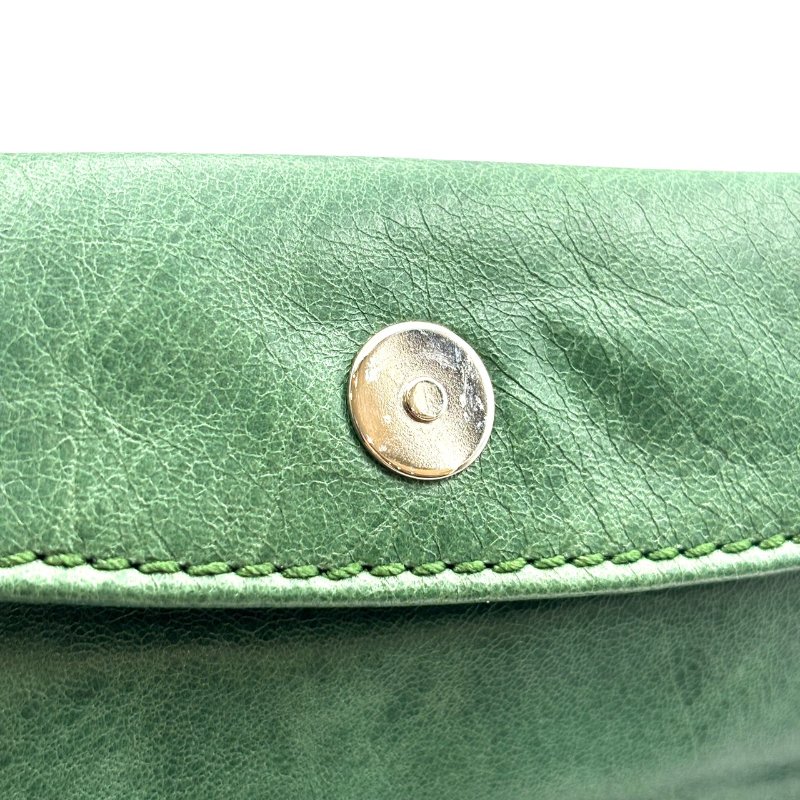 【美收精品】Balenciaga 綠色機車手拿包 C-467【隔月月中將轉賣至日本 上架期限30天】-11