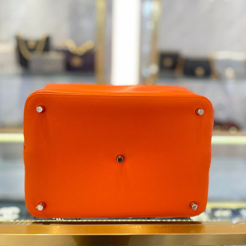 HERMES Toolbox 26CM 兩用包 橘色-3