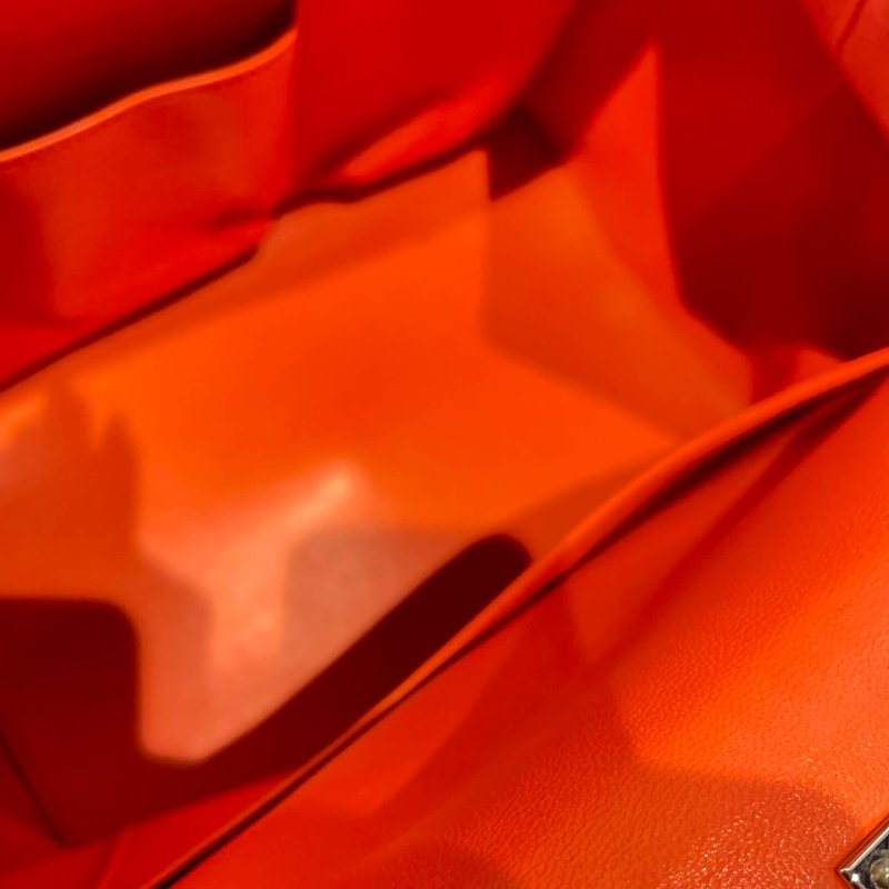 HERMES Toolbox 26CM 兩用包 橘色-4