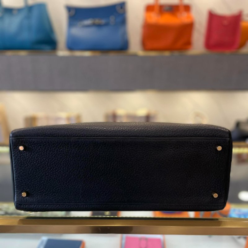 HERMES KELLY 40CM TOGO 馬蹄 雙拚色 +拼色大馬-4