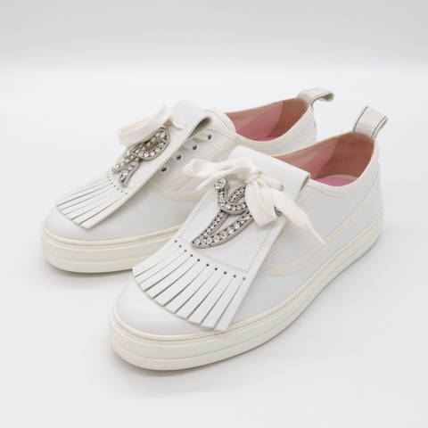 Roger Vivier 白色 厚底 小白鞋