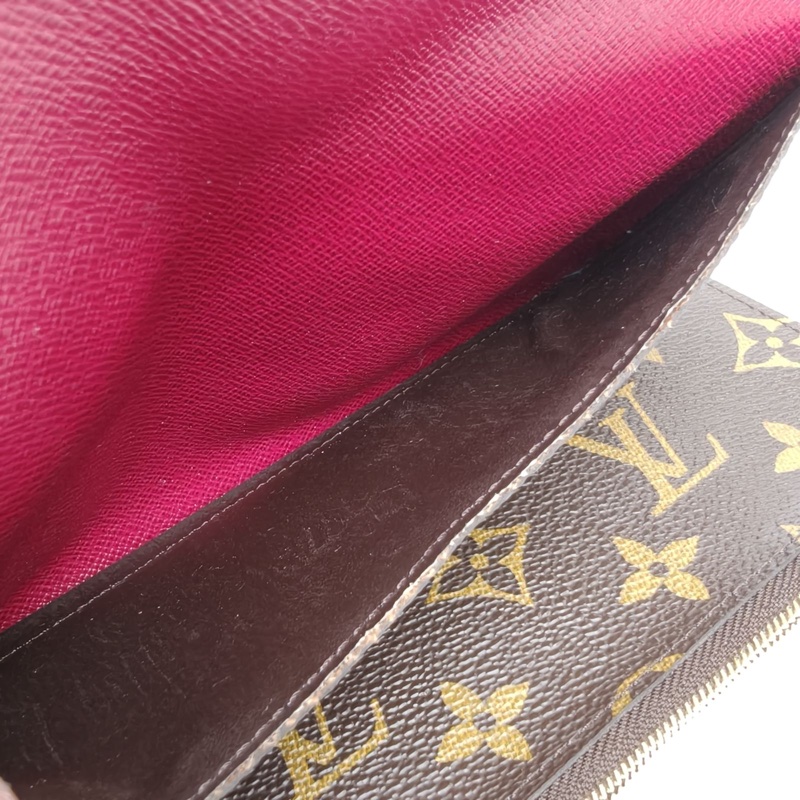 LOUIS VUITTON JOSEPHINE豆子錢夾老花PVC2016-4