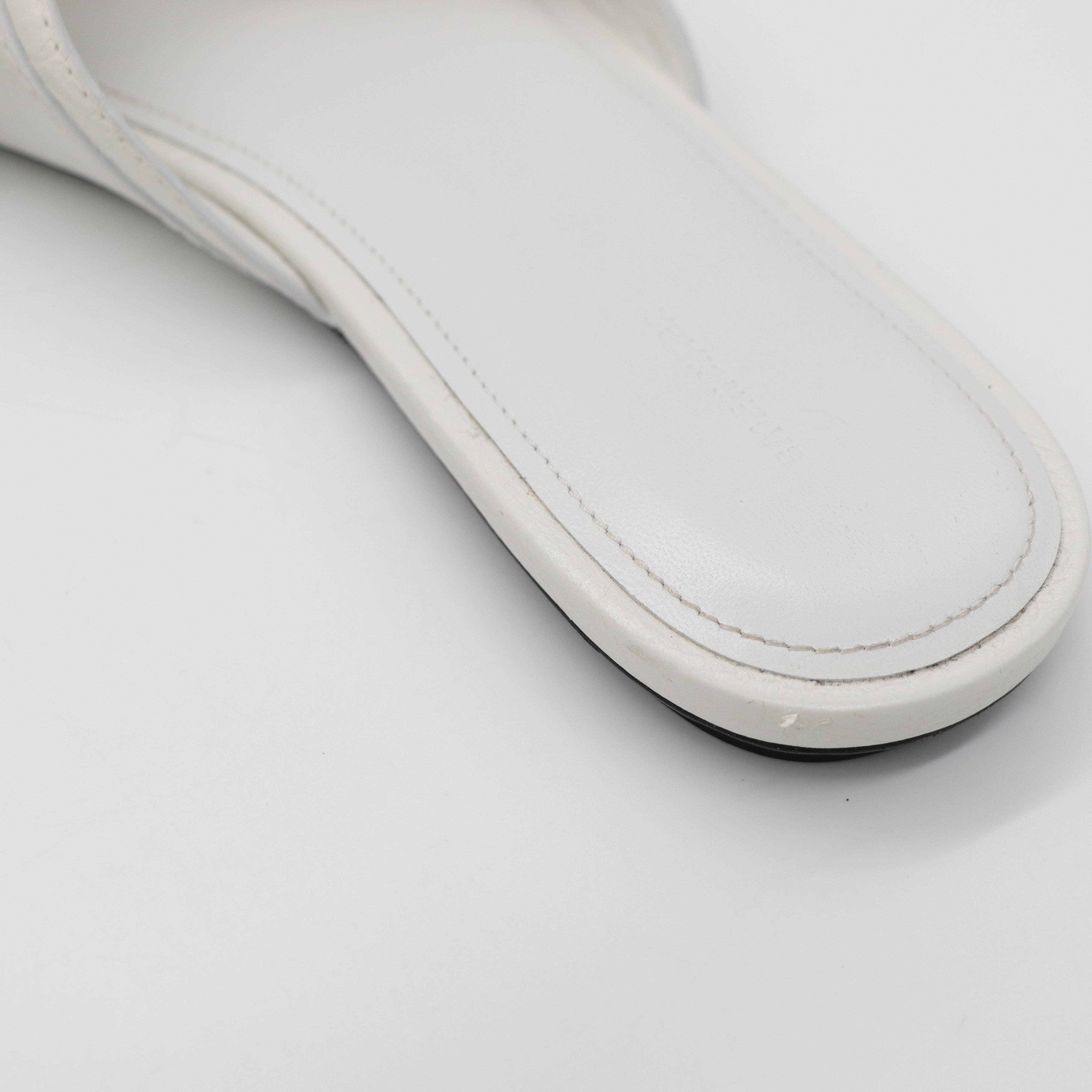 Balenciaga 巴黎世家 白色鉚釘 拖鞋-8