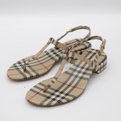 Burberry 博柏利 格紋 涼鞋