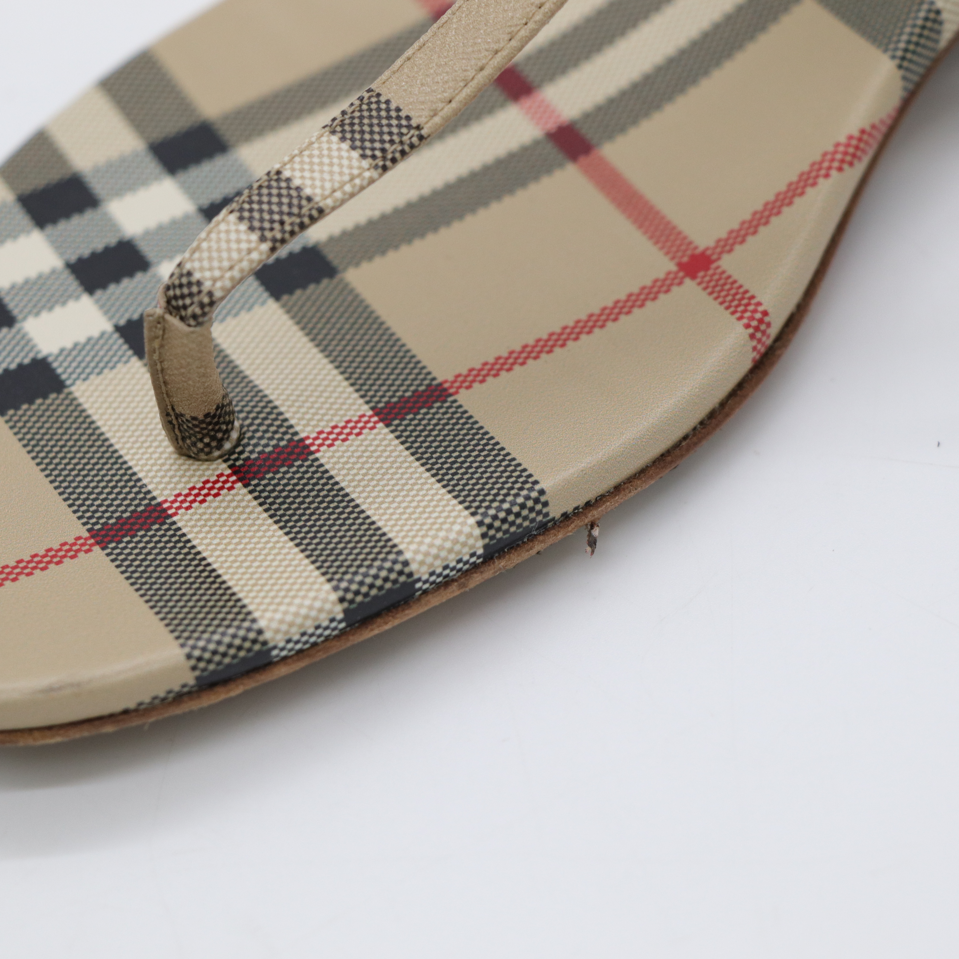 Burberry 博柏利 格紋 涼鞋-9