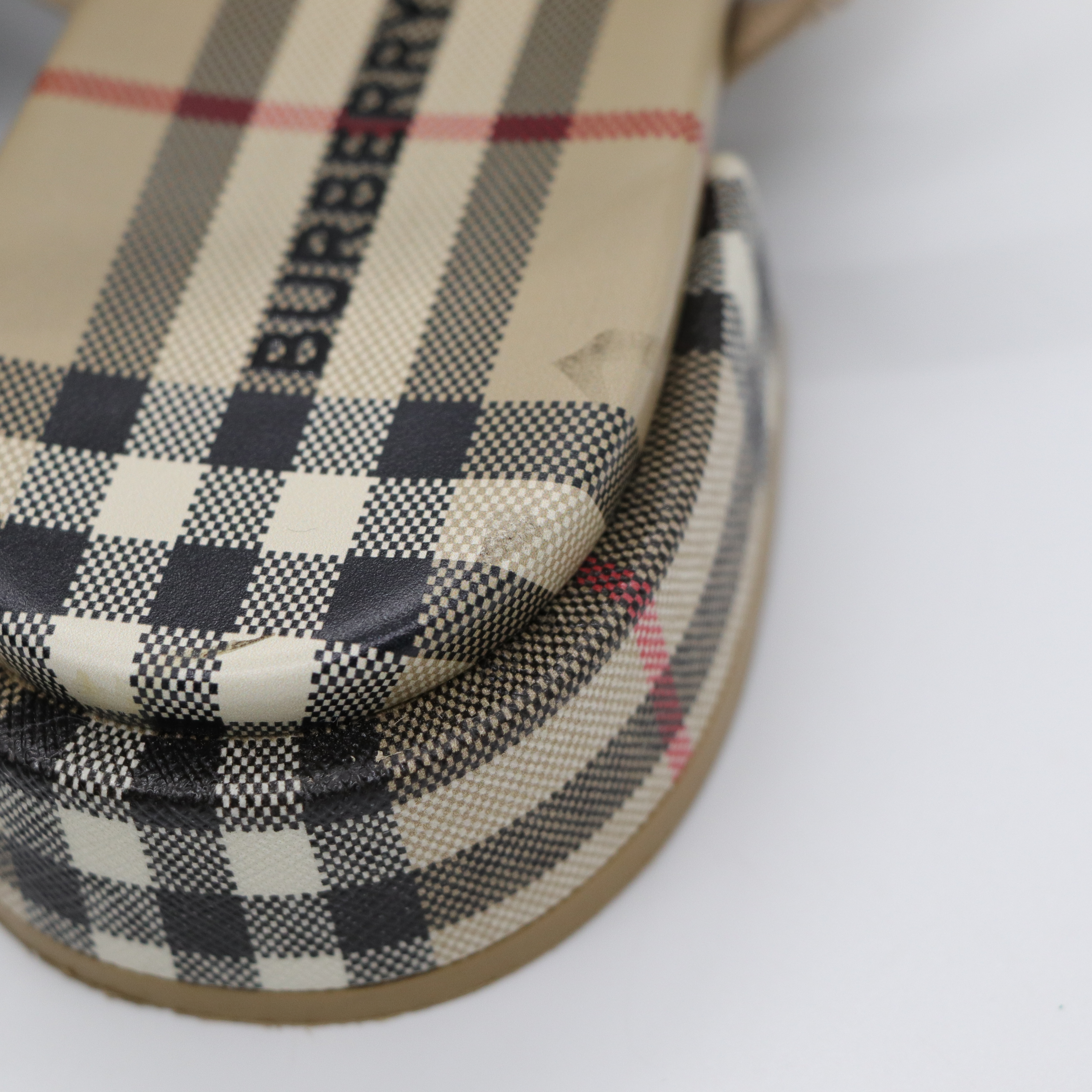 Burberry 博柏利 格紋 涼鞋-10