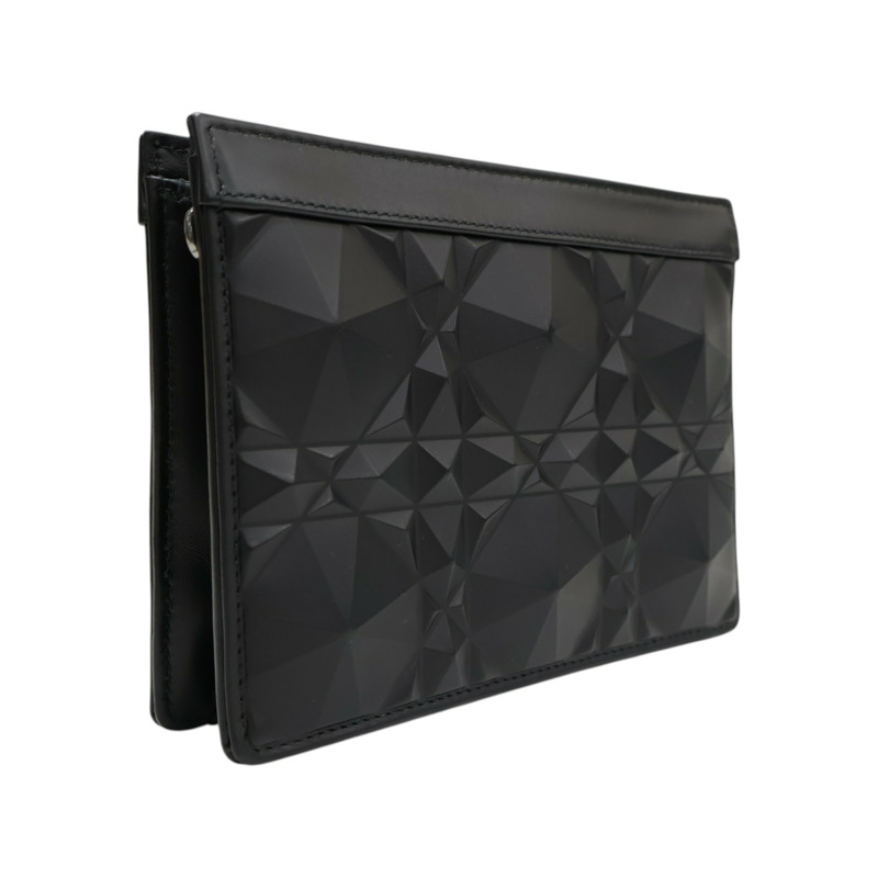 黑色 皮革 Caro Zipped Pouch 肩背包【Dior 迪奧】 S5106BNEM_M900-1