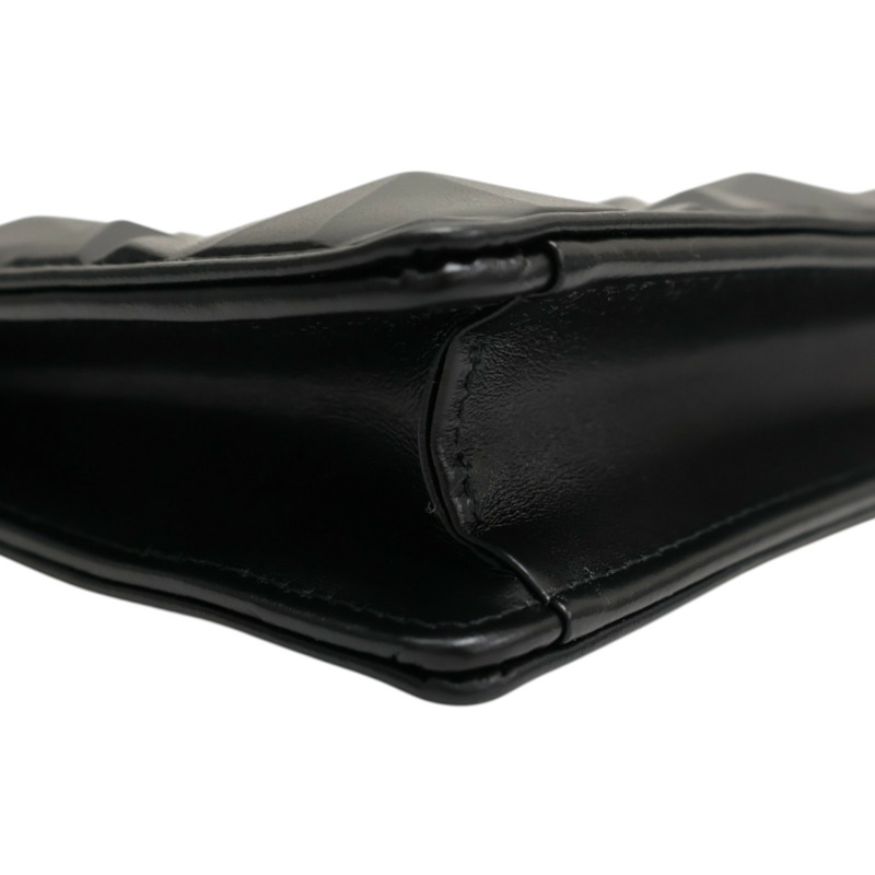 黑色 皮革 Caro Zipped Pouch 肩背包【Dior 迪奧】 S5106BNEM_M900-10