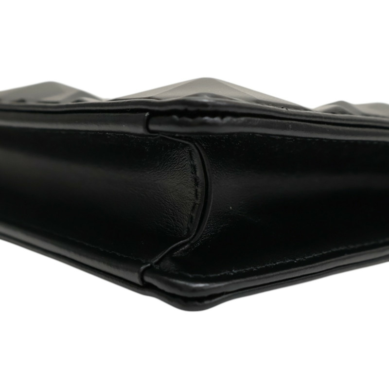 黑色 皮革 Caro Zipped Pouch 肩背包【Dior 迪奧】 S5106BNEM_M900-11