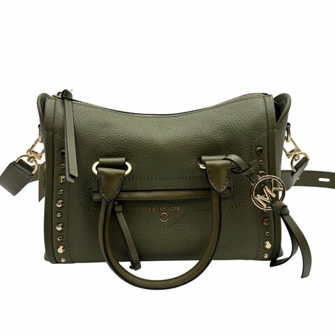 【美收精品】Michael kors  墨綠手提包 C-469【隔月月中將轉賣至日本 上架期限30天】