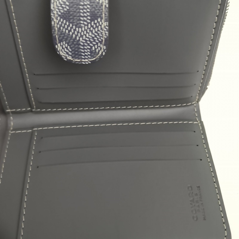 GOYARD 灰色PVC錢包-4