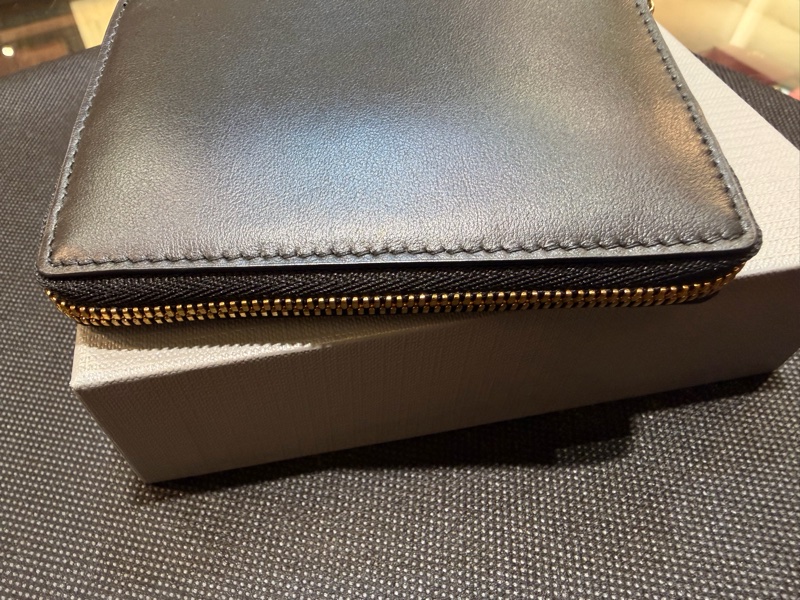Balenciaga 黑羊皮零錢包-8