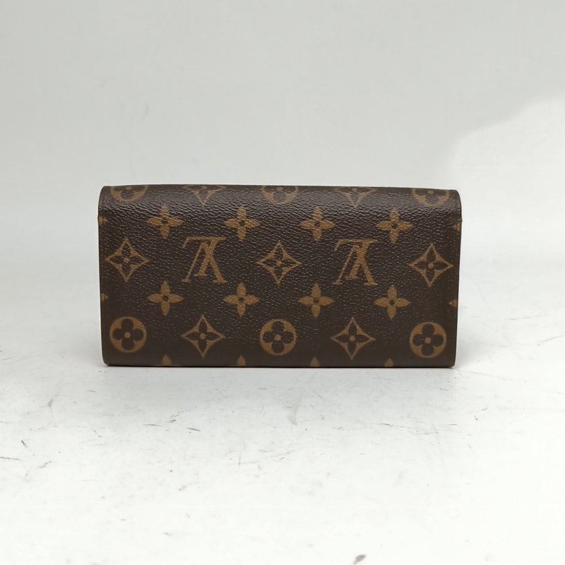 LOUIS VUITTON Emilie豆子錢夾老花PVC2016-2