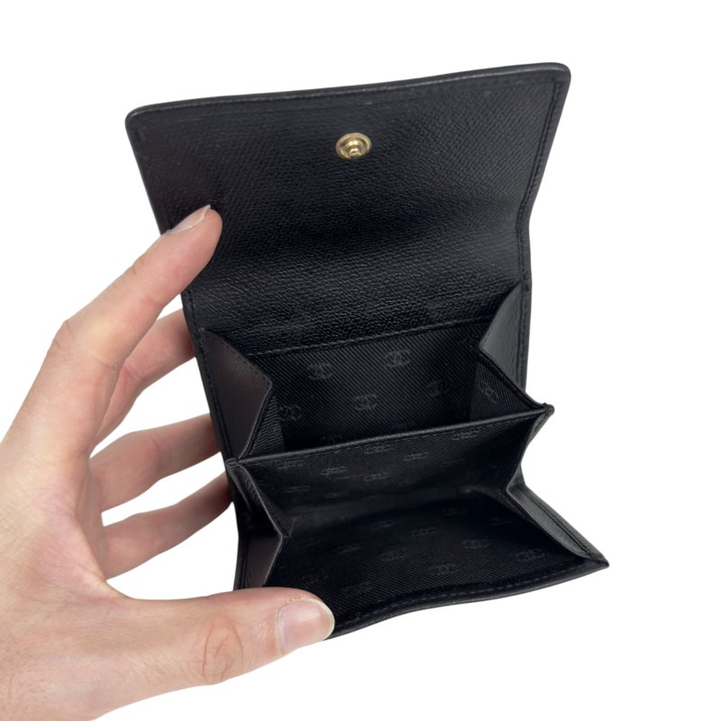 CHANEL 中古 CC 短銀包-14