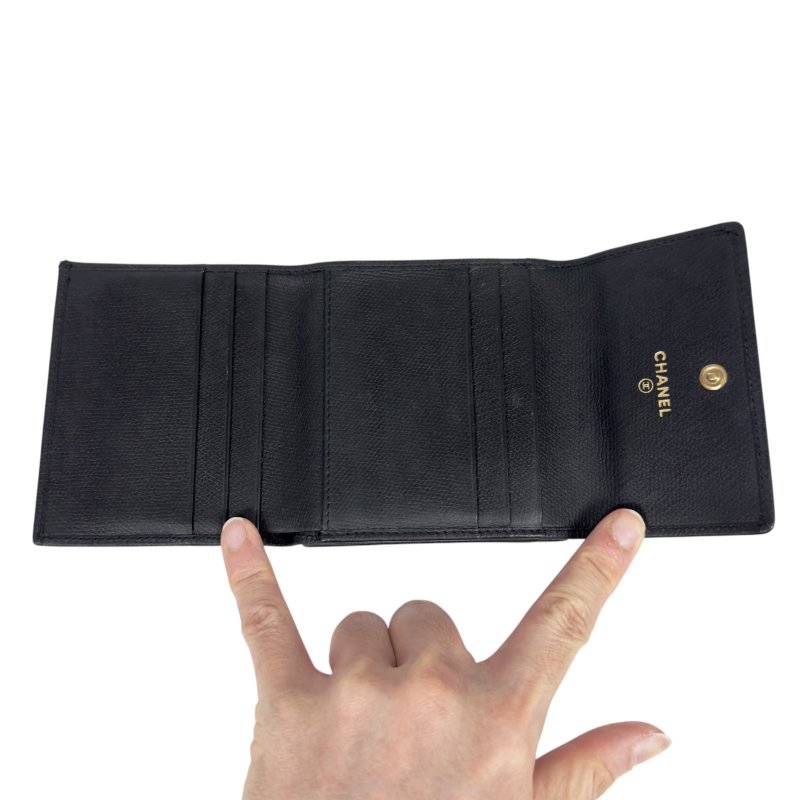 CHANEL 中古 CC 短銀包-18