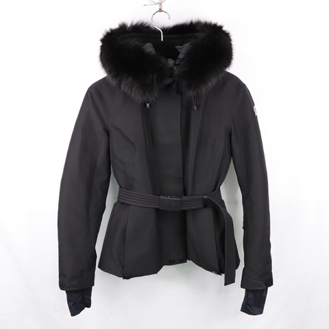 Moncler Laplance  女士毛圈飾邊 連帽羽絨滑雪夾克外套