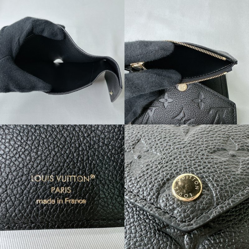 LV Victorine牛皮壓紋短夾-8