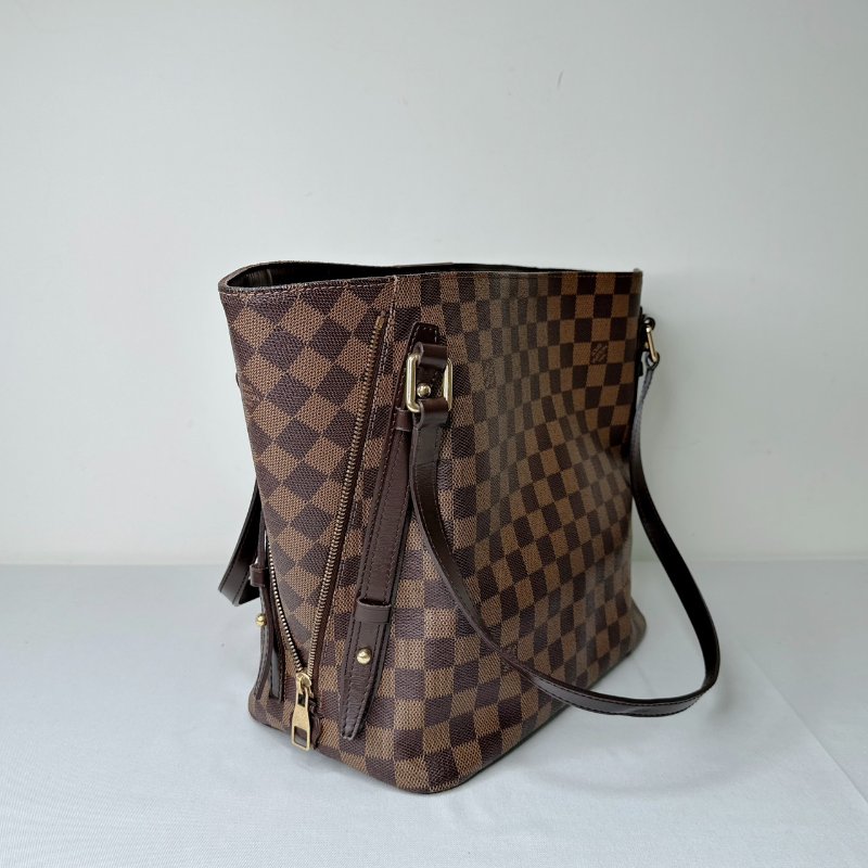 LV Cabas Rivington棋盤格托特包-5