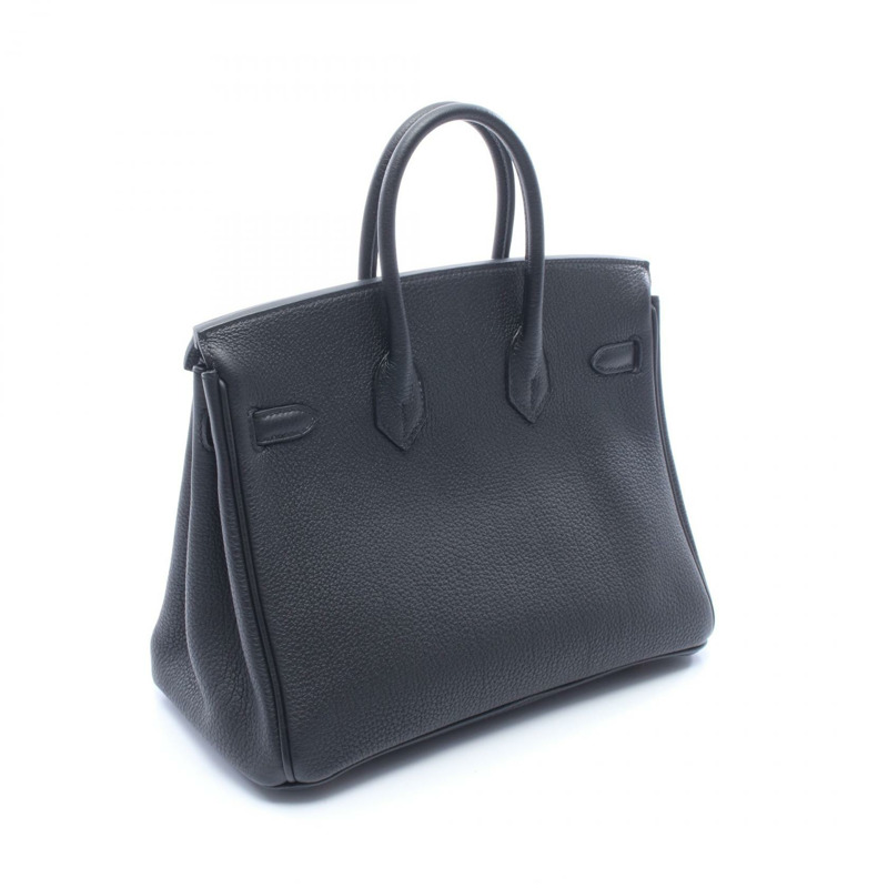 愛馬仕 Birkin 25 手提包，Togo 皮革，黑色，金色五金，二手，女士款-1