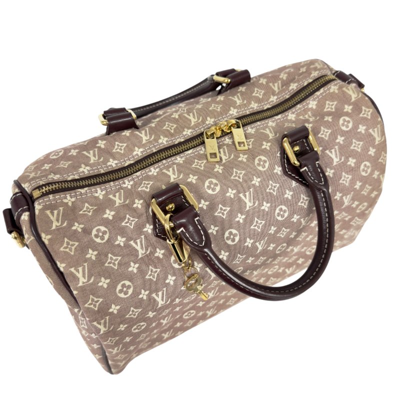 LOUIS VUITTON Speedy 老花 2用包-18