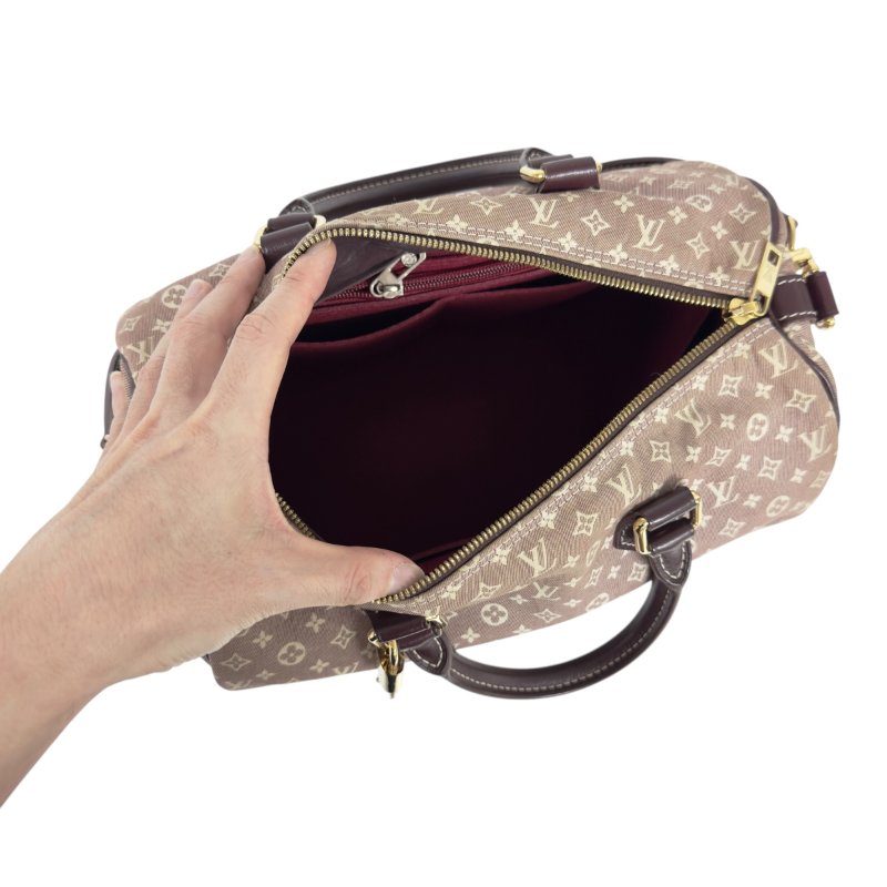 LOUIS VUITTON Speedy 老花 2用包-21
