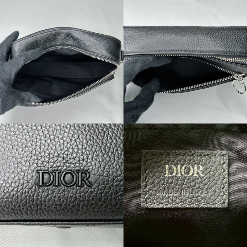 DIOR 全新Safari全皮革郵差包-6