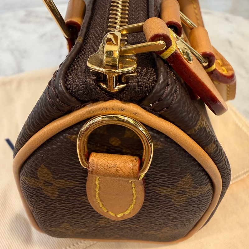 LV NANO SPEEDY 老花斜背包-15