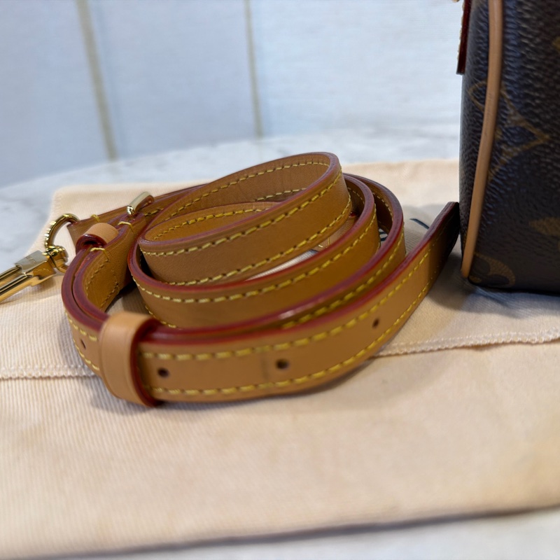 LV NANO SPEEDY 老花斜背包-23
