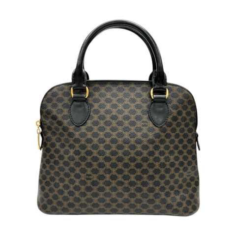 棕色 Macadam 帆布 Dome 貝殼包 手提包【CELINE 賽琳】 DM00/1