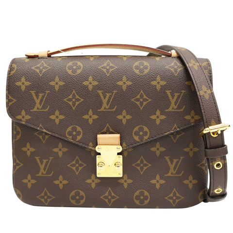 棕色 原花帆布 Pochette Metis 兩用包【LOUIS VUITTON LV 路易威登】 M44875
