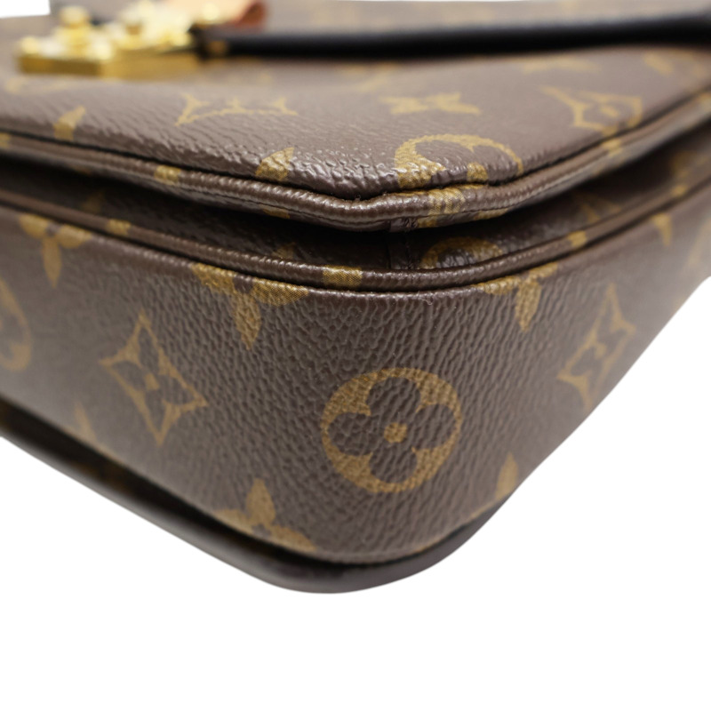 棕色 原花帆布 Pochette Metis 兩用包【LOUIS VUITTON LV 路易威登】 M44875-8