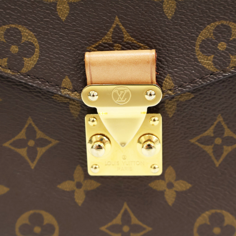 棕色 原花帆布 Pochette Metis 兩用包【LOUIS VUITTON LV 路易威登】 M44875-9