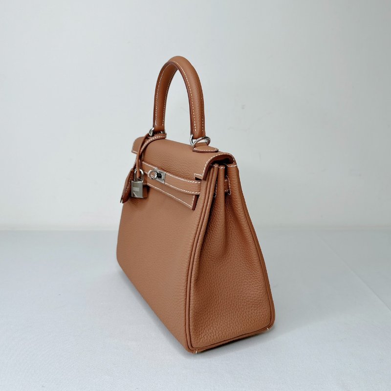 HERMES 全新金棕銀扣Kelly 25-2