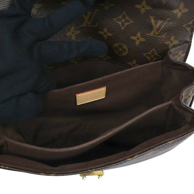 棕色 原花 帆布 Pochette Metis 兩用包【LOUIS VUITTON LV 路易威登】 M44875-2