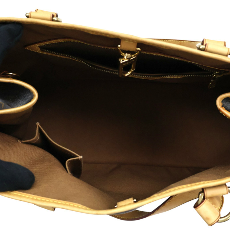 棕色 原花帆布 Batignolles Horizontal 肩背包【LOUIS VUITTON LV 路易威登】 M51154-2