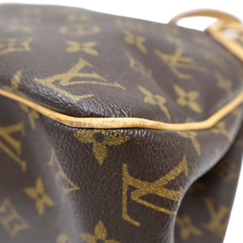 棕色 原花帆布 Batignolles Horizontal 肩背包【LOUIS VUITTON LV 路易威登】 M51154-10