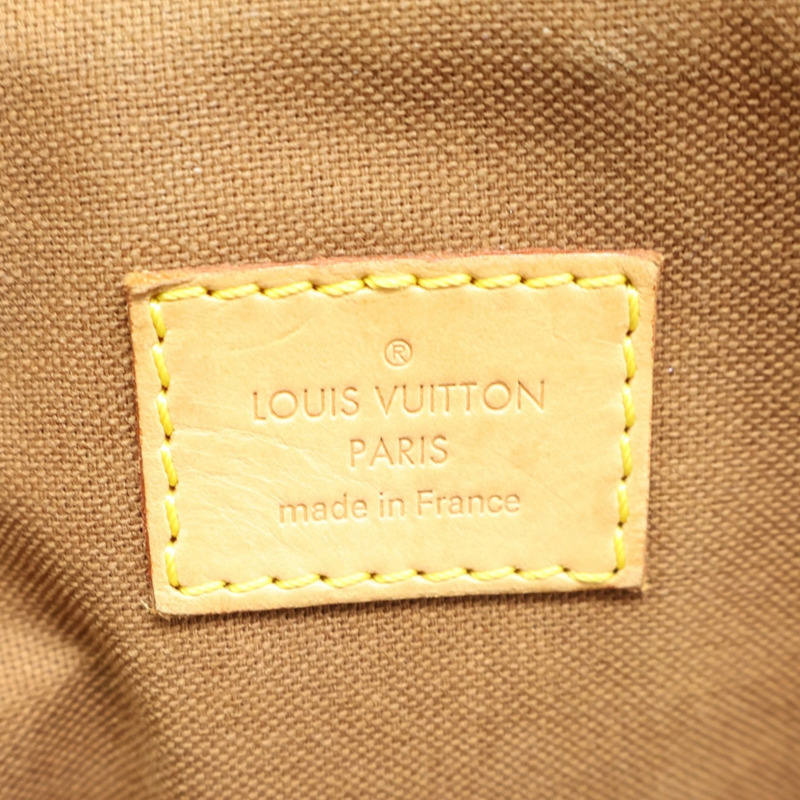 棕色 原花帆布 Tivoli GM 肩背包【LOUIS VUITTON LV 路易威登】 M40144-5