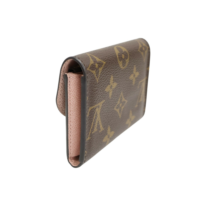 棕色 原花帆布 Rosalie 零錢包【LOUIS VUITTON LV 路易威登】 M62361-1