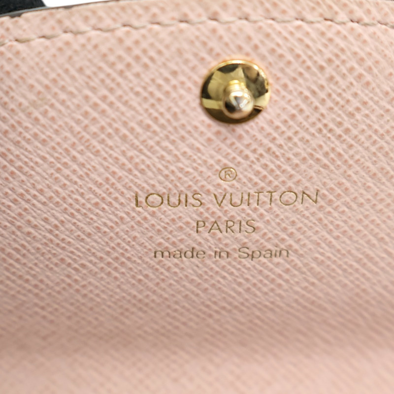 棕色 原花帆布 Rosalie 零錢包【LOUIS VUITTON LV 路易威登】 M62361-4